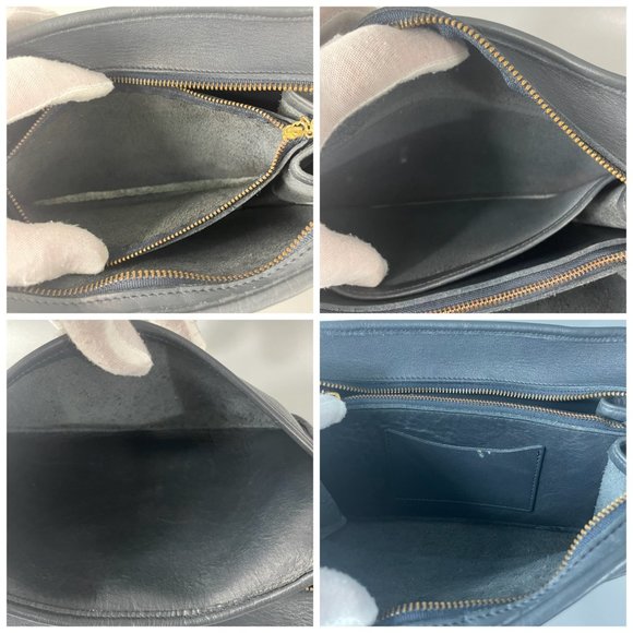 Vintage Coach Multi compartment Zip | #9974 | Navy - Picture 14 of 16